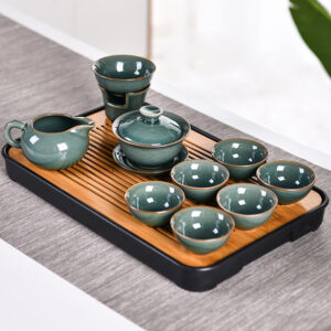 Celadon Chinese Gongfu Tea Set Porcelain