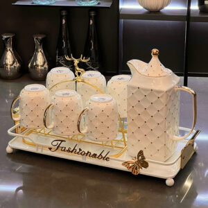 Fashionable Porcelain English Tea Set Modern Teapot Set