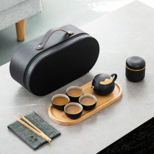 Cloud Chinese Travel Tea Set Ceramic