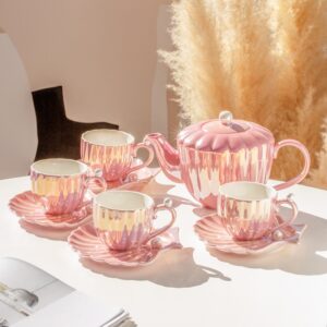 Pearl English Tea Set Porcelain Teapot Set Modern