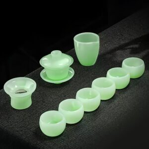 Liuli Glass Chinese Gongfu Tea Set