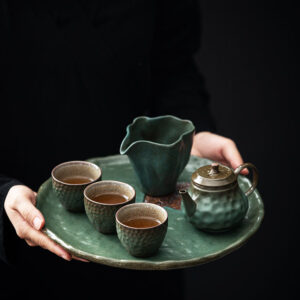 Maple Chinese Gongfu Tea Set with Tray
