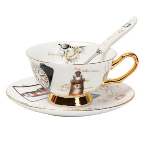 Ocean-dreams Tea Cup and Saucer Set Bone China